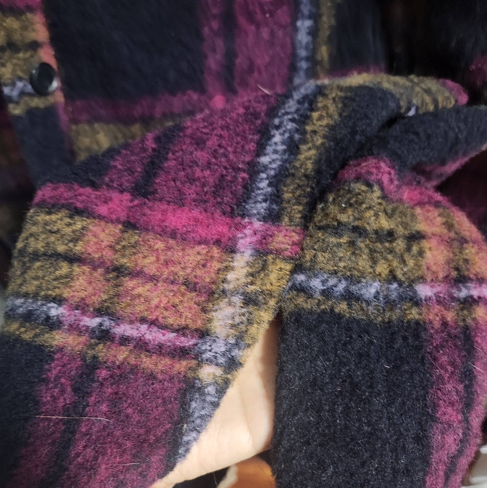 [zara] oversized blogger favorite plaid shacket.  S-M - Picture 4 of 14